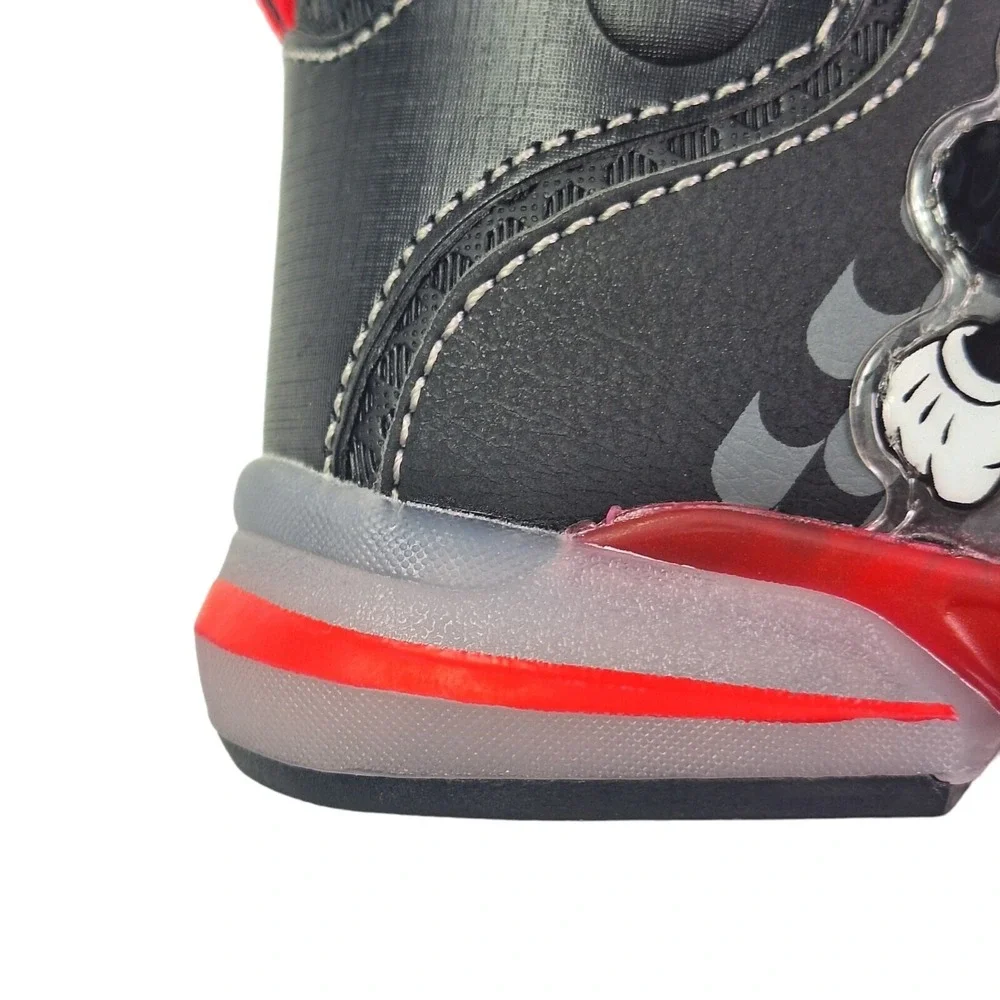 Disney Junior Mickey Mouse Athletic Fun House Boot Shoes Siz 6 (15cm) Color Grey
